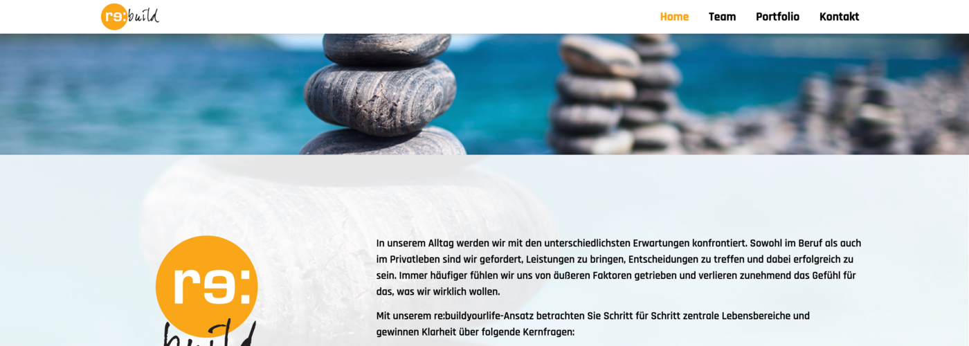 rebuild your life - Einzelcoachings, Intensivseminare oder Impulswochenenden - Tanja Meier und Sabine Jost