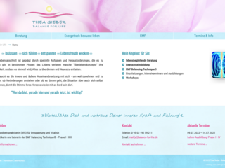 Balance for Life - Thea Sieber - Entspannung – Beratung – Coaching - Ausbildung